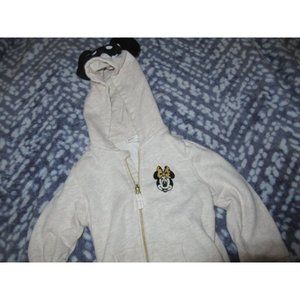 euc H&M Disney Minnie Mouse hoodie baby girls 12- 18 m
